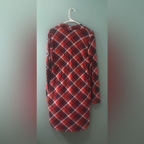 NWOT … KRISTIN NICOLE “Size: M” Plaid Dress - Picture 3 of 4